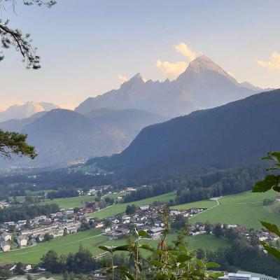 Blick auf den Watzmann von der Kastensteinerwand